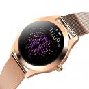 Ceas Smartwatch Kingwear KW10 Gold, rezistent la apa IP68, 64KB Ram + 512KB ROM, display 1.04 inch TFT cu touch screen, rezolutie 240 * 198 pixeli, capacitate baterie 120mAh