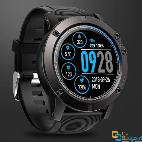 Ceas smartwatch Zeblaze VIBE 3 PRO, display 1.3 inch IPS cu touch screen, rezolutie 240 x 240 pixeli, baterie 180mAh, monitorizarea ritmului cardiac, senzor de proximitate, accelerometru