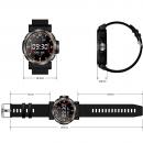 Ceas smartwatch Kingwear S18, display 1.28 inch cu touch screen, rezolutie 240 x 240 pixeli, baterie 280mAh, rezistent la apa IP68, functii de monitorizare a sanatatii