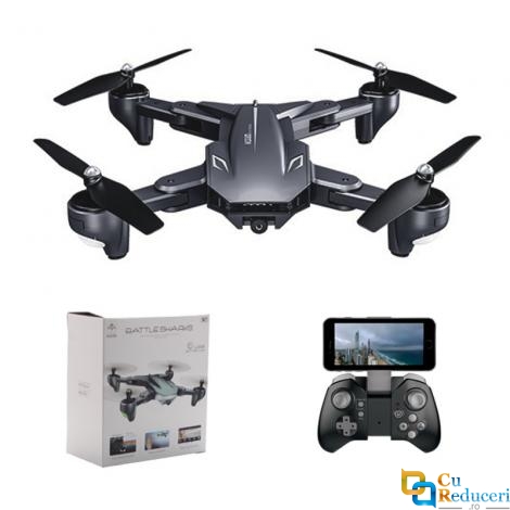 Drona Visuo XS816 4K, brate pliabile, wifi, buton de Return To Home, camera 1080p cu transmisie live pe telefon  