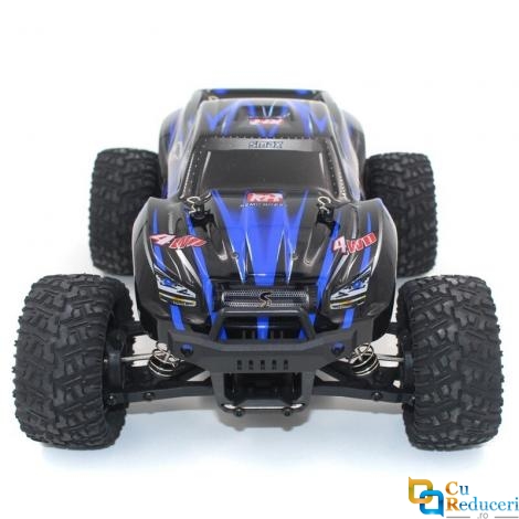 Masina cu telecomanda JJRC 1631 albastra, 4WD, 1:16, 2.4G, viteza maxima ~50 km/h, acumulator 7.4V 1500 mAh Li-Ion, autonomie ~25min