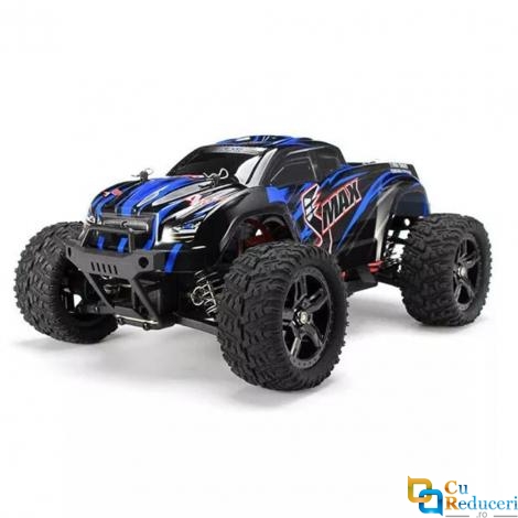 Masina cu telecomanda JJRC 1631 albastra, 4WD, 1:16, 2.4G, viteza maxima ~50 km/h, acumulator 7.4V 1500 mAh Li-Ion, autonomie ~25min