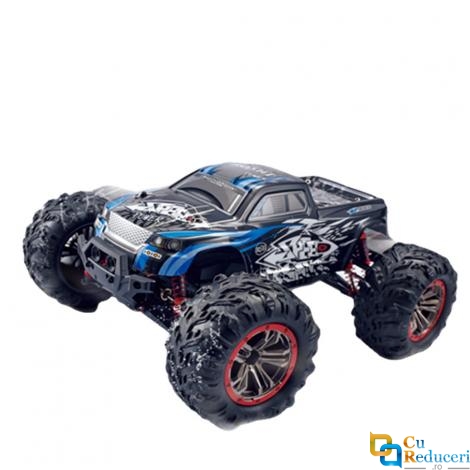 Masina cu telecomanda JJRC N516 albastra, 4WD, 1:10, 2.4G, viteza maxima ~46km/h, acumulator 7.4V 1600 mAh Li-Ion, autonomie ~10-15min