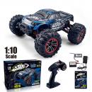 Masina cu telecomanda JJRC N516 albastra, 4WD, 1:10, 2.4G, viteza maxima ~46km/h, acumulator 7.4V 1600 mAh Li-Ion, autonomie ~10-15min