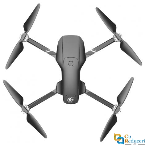 Drona CSJ S189 PRO 4K 5G GPS, brate pliabile, wifi 5G, buton de Return To Home, camera 4K HD cu transmisie live pe telefon, capacitate baterie 7.4V 3500 mAh, autonomie zbor ~ 25 de minute