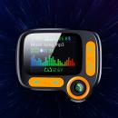 Modulator Fm, ecran mare color LCD 1.77, Bluetooth 5.0, suporta disc U max 32G + TF max 32G, incarcatare rapid QC 3.0, Mp3 Player, Aux, hands-free, microfon incorporat