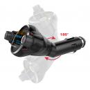 Modulator Fm, ecran mare color LCD 1.3, Hands-free, Bluetooth 5.0 + EDR, USB Mp3 Player, Aux, microfon incorporat