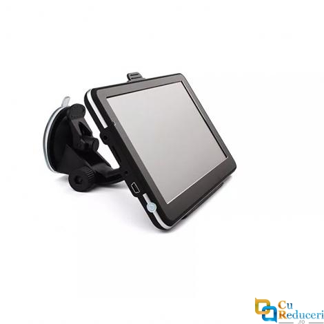 Navigator GPS 710, 7 inch cu touch screen, memorie 8GB, cache 256M, rezolutie  800 x 480 pixeli, capacitate baterie 1800 mAh, harti IGO/Navitel, harta Europei + actualizari pe viata a hartilor