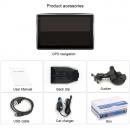 Navigator GPS X7, 7 inch cu touch screen, memorie 8GB, cache 256M, rezolutie 800 x 480 pixeli, capacitate baterie 1800 mAh, harti IGO/Navitel, harta Europei + actualizari pe viata a hartilor