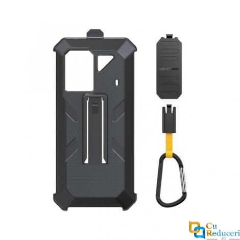 Carcasa de protectie multifunctionala pentru telefon Ulefone Power Armor 18/18T/19, neagra