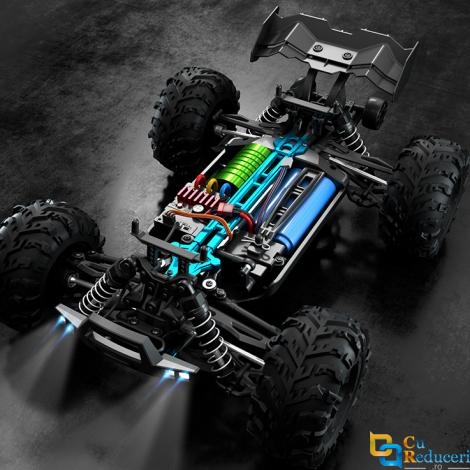 Masina cu telecomanda SCY-16101 PRO 1/16, 4WD, 2.4Ghz, viteza maxima ~70km/h, acumulator 7.4V 1500 mAh 15C, autonomie ~18min