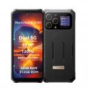Telefon mobil Blackview BL8000, Negru, 5G, 6.78 inch 2.4K FHD+ 120Hz, Dual Display, capacitate baterie 8800 mAh, 24GB RAM (12 + 12 extensibil), 512GB ROM, Dual SIM, Android 13, NFC, 33W, WiFi 6, ArcSoft 8.0