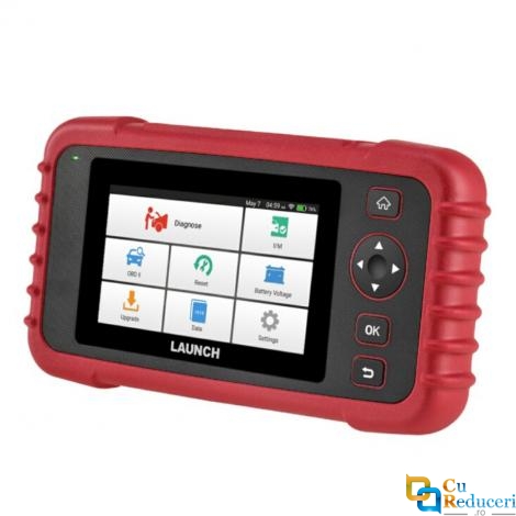 Tester Auto Profesional, CRP129X V2.0, Launch, 12 functii de resetare si 4 Sisteme de diagnosticare, OBD2, EOBD, JOBD, KOBD, display 5 inch, Android 8.1, 2GB RAM + 32GB Stocare, baterie 6100 mAh, actualizare gratuita pe viata