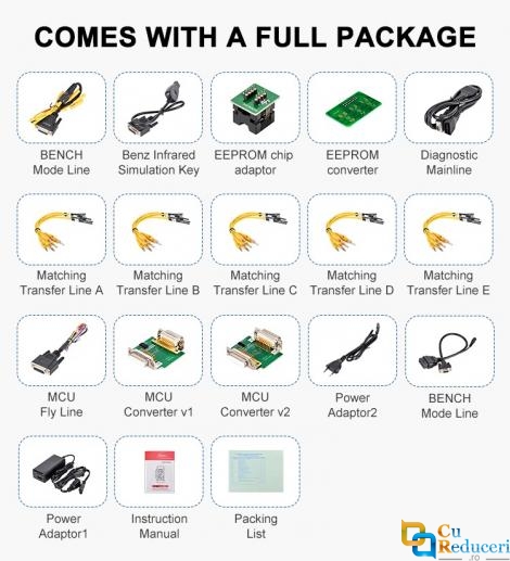 Launch X-PROG3 - Dispozitiv profesional dedicat programarii cheilor auto si sistemelor de imobilizare (IMMO), citire/scriere ECU, EEPROM si MCU, compatibil cu seria Launch X431
