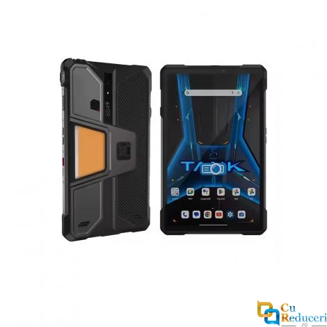 Tableta Unihertz 8849 Tank Pad cu Proiector Video DLP, 5G, Baterie 21000mAh, Android 14, Display 10.95 inch FHD+, 120 Hz, Memorie  32GB RAM (16GB + 16GB extensibili), 512GB ROM, Camera 50MP