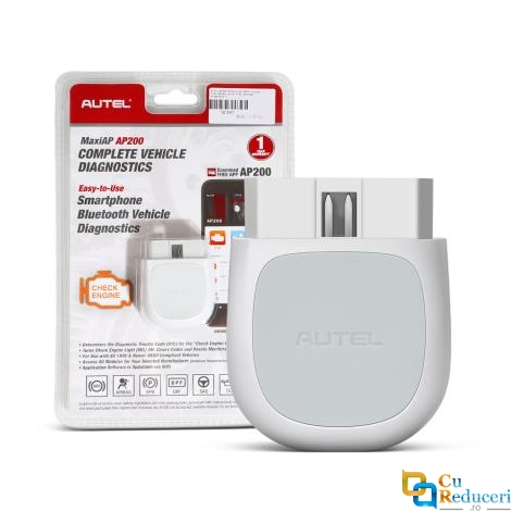 Tester Auto Autel MaxiAP AP200 OBD2 Bluetooth, Diagnoza Profesionala Multimarca, iOS/Android