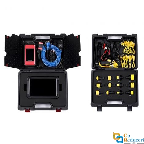 Tester Profesional Launch X431 V+ HD SmartLink C 2.0 set complet pentru camioane, autobuze si autocare, Android 10.0, 4GB RAM, 64GB stocare, display 10 inch, baterie 6300 mAh, 1 ani actualizare gratuita