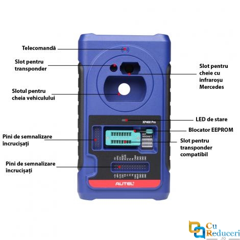 Autel XP400 PRO Programator Chei Auto Profesional IMMO EEPROM ECU Diagnostic Avansat Compatibil cu Autel MaxiIM IM508 / IM508S si IM608 / IM608 II / IM608 Pro / IM608 Pro II